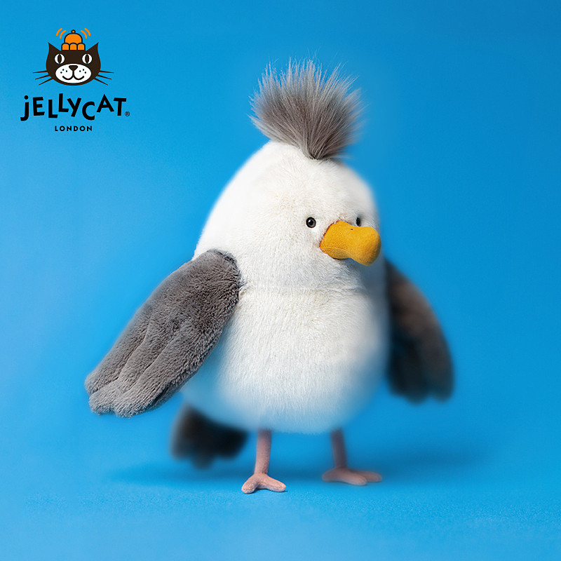 英国Jellycat奇珀海鸥毛绒玩具安抚玩偶儿童公仔娃娃陪伴生日礼物