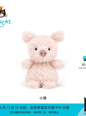 英国Jellycat小猪毛绒玩具安抚玩偶儿童公仔可爱娃娃陪伴生日礼物