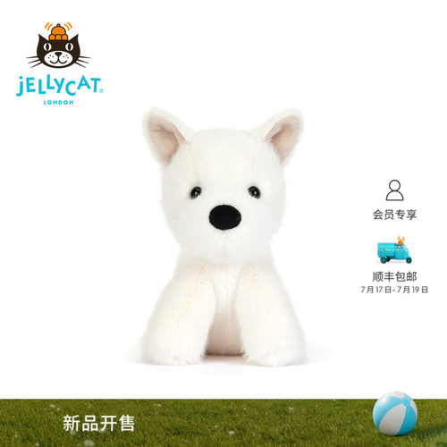 英国Jellycat门罗苏格兰梗幼犬狗崽毛绒玩偶公仔娃娃玩具生日礼物