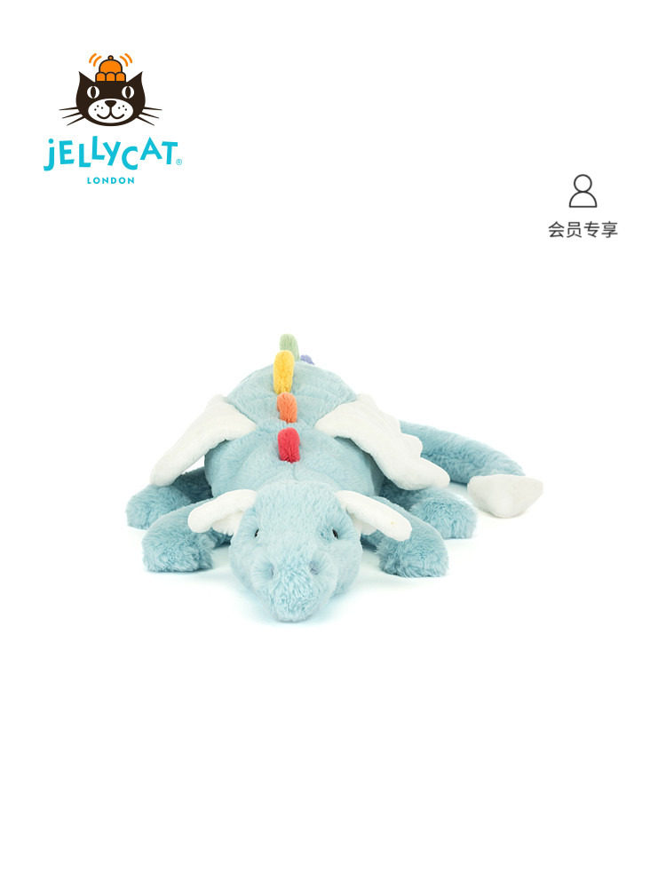 thumbnail for British Jellycat Sky Dragon Plush Toy Soothing Doll Children's Plush Doll Companionship Birthday Gift
