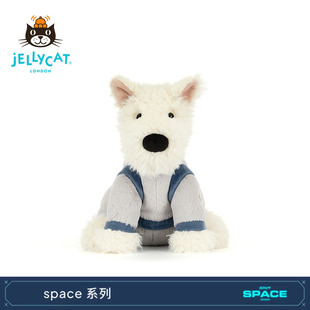 西高地毛绒玩偶公仔玩具生日礼物 英国Jellycat门罗苏格兰梗太空装