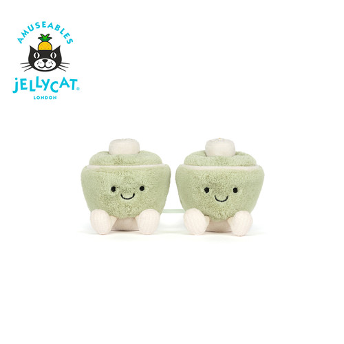 英国Jellycat趣味茵茵与茗茗茶杯（上海）毛绒玩具生日礼物新品