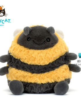 英国Jellycat阿尔比蜜蜂毛绒玩具安抚玩偶儿童公仔娃娃生日礼物