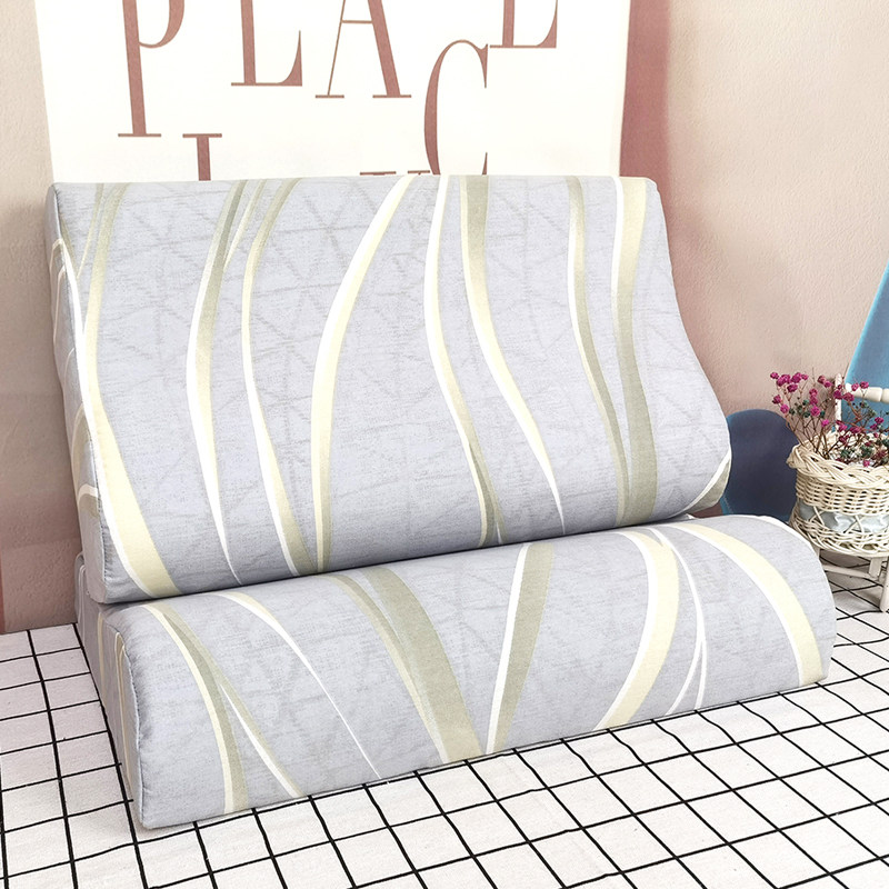 全棉枕套乳胶枕头套100%纯棉加厚40x60橡胶枕巾30x50专用记忆枕套