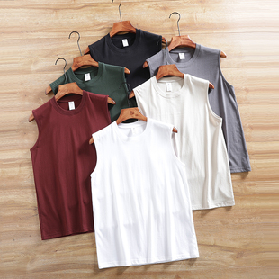 超值好口碑！水洗全棉！外贸尾货男士户外运动打底休闲坎肩背心潮
