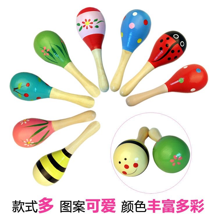 沙锤儿童小学生宝宝手抓握听力追视训练玩具沙蛋摇铃球幼儿园早教