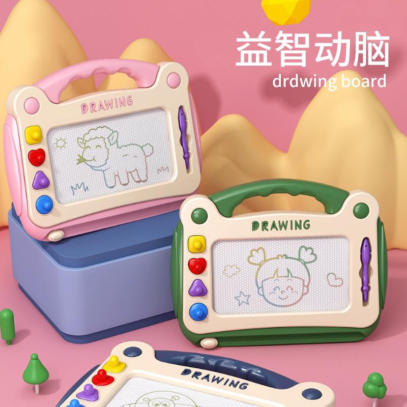 儿童画画板小孩家用婴幼儿磁性宝宝涂鸦磁力绘画写字板可消除可擦