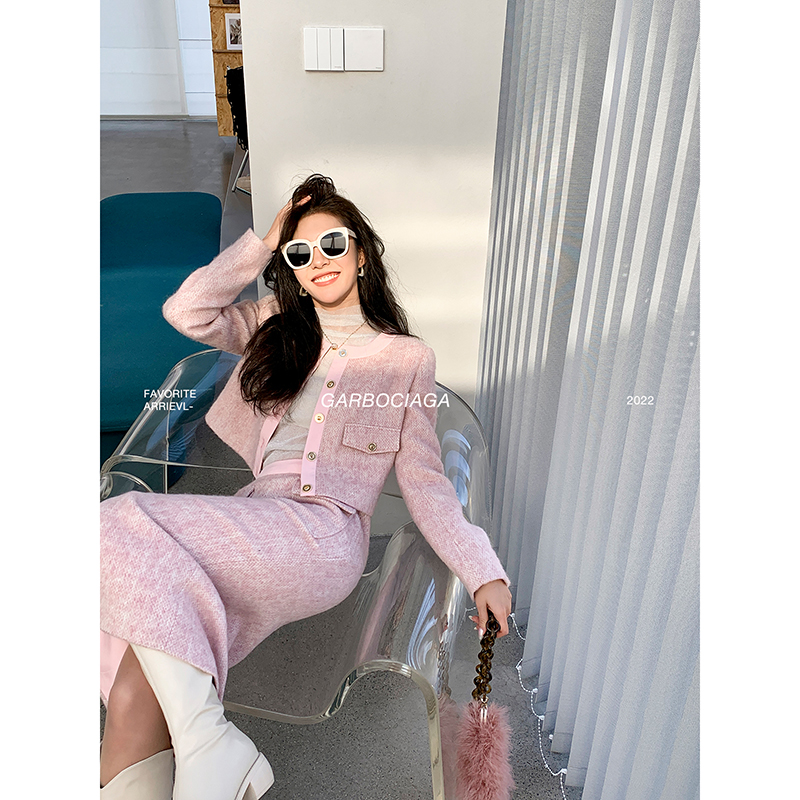 龙喜儿醋酸粗纺纹理套装