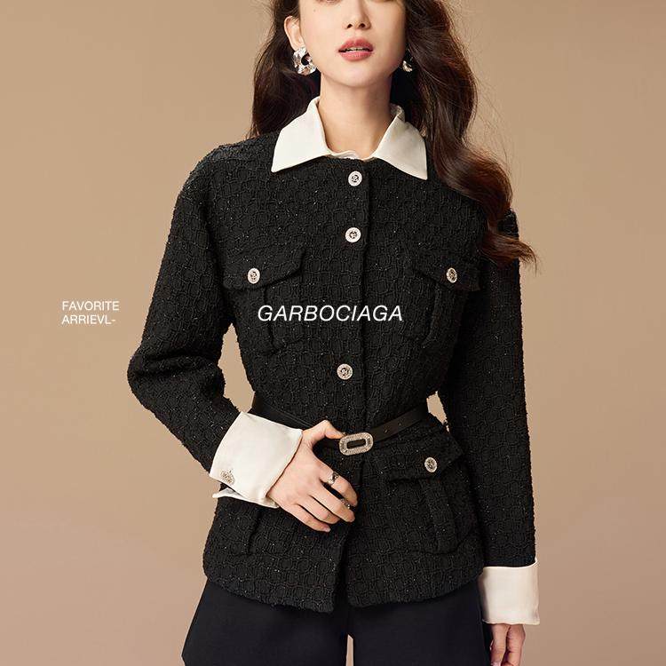 Garbociaga龙喜儿 美剧名媛 高级气质编织小香风外套套装女秋9316,女装/女士精品,时尚套装,淘宝优惠券,粉丝福利购,淘宝优惠卷