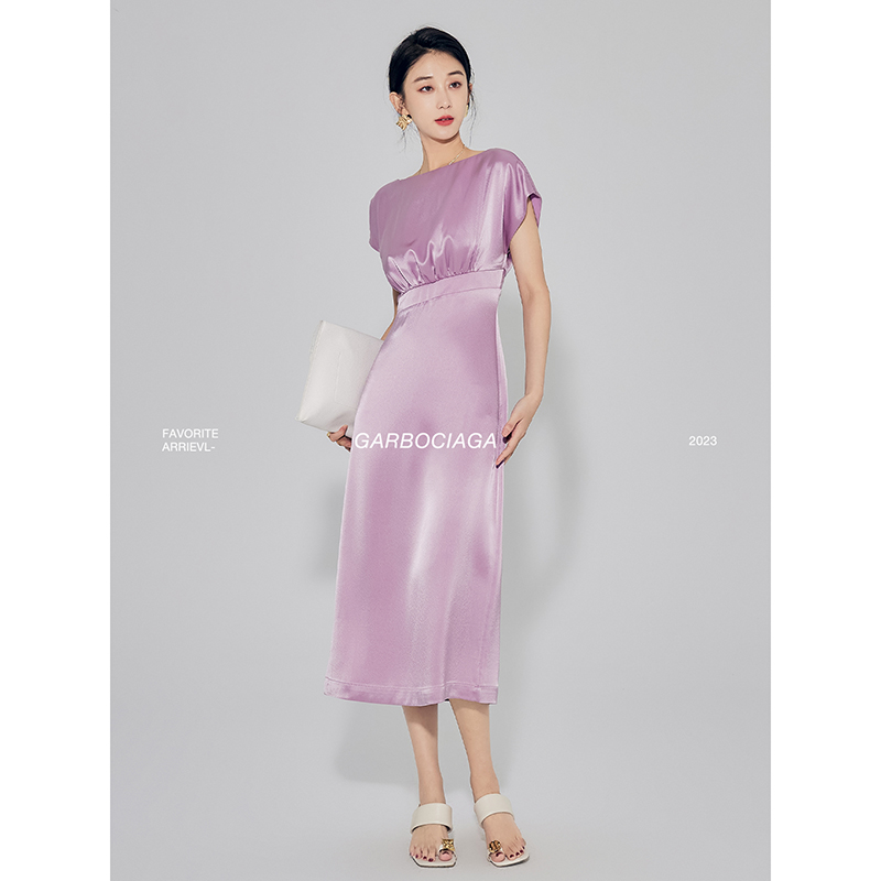 三醋酸日本龍喜儿斜裁极简飘逸