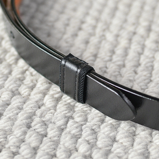 弹力皮带圈环男式 黑色皮带夹介子腰带圈固定环 女