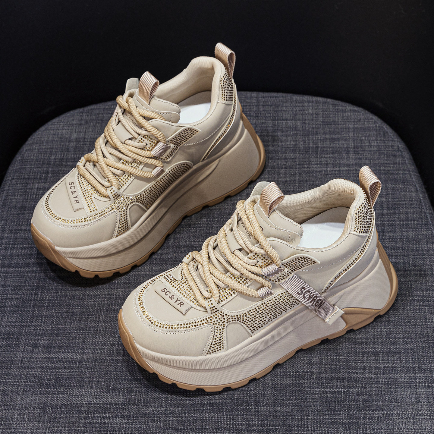 外贸原单特价厚底增高老爹鞋女秋季网红休闲时尚单鞋小个子阿甘鞋,女鞋,老爹鞋,淘宝优惠券,粉丝福利购,淘宝优惠卷