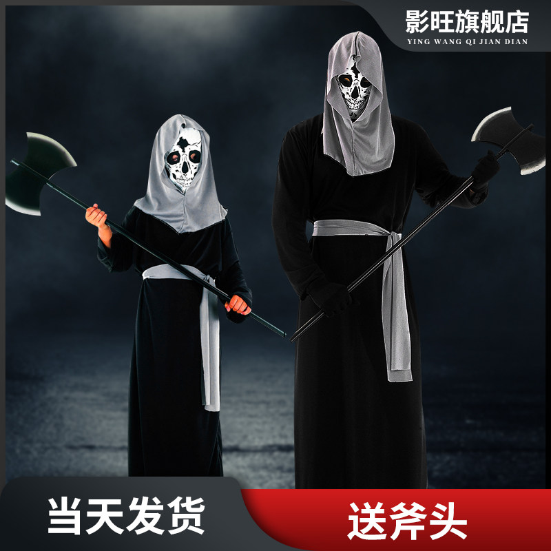 万圣节影旺吸血鬼cos死神骷髅图片