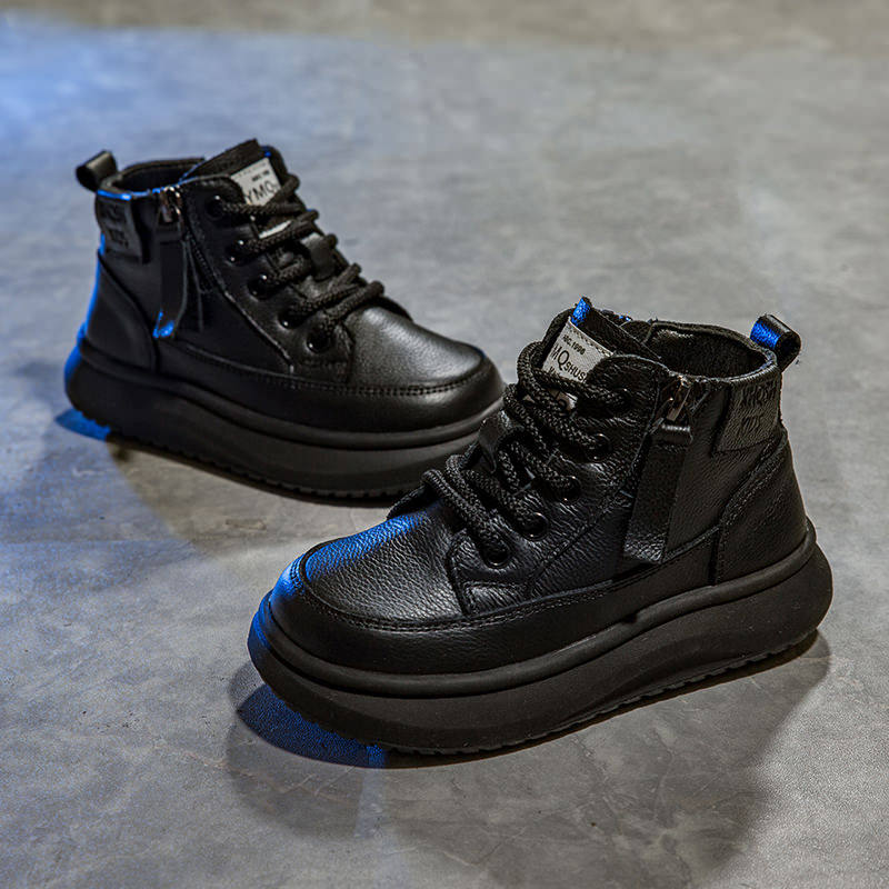 男童鞋2025秋冬新款真皮儿童马丁靴皮靴加绒软底宝宝冬鞋短靴棉靴,童鞋/婴儿鞋/亲子鞋,棉靴,淘宝优惠券,粉丝福利购,淘宝优惠卷