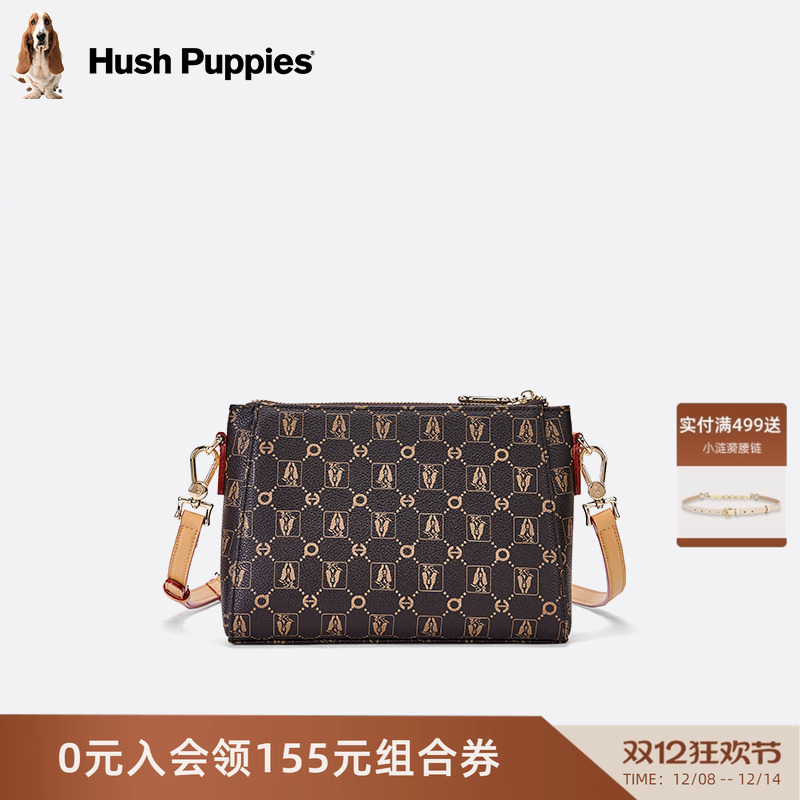 暇步士女包时尚休闲单肩斜挎包