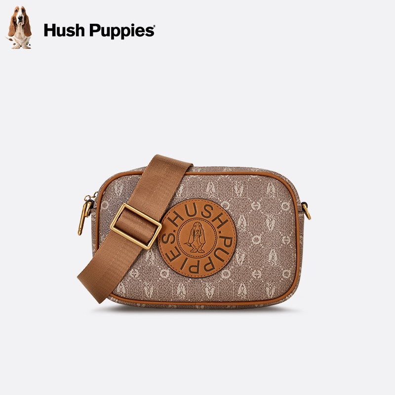 暇步士女包新款复古印花相机包时尚休闲单肩斜挎包潮流轻奢小方包