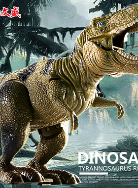 文盛WS5316恐龙玩具大号霸王龙电动仿真动物模型会走路的儿童套装