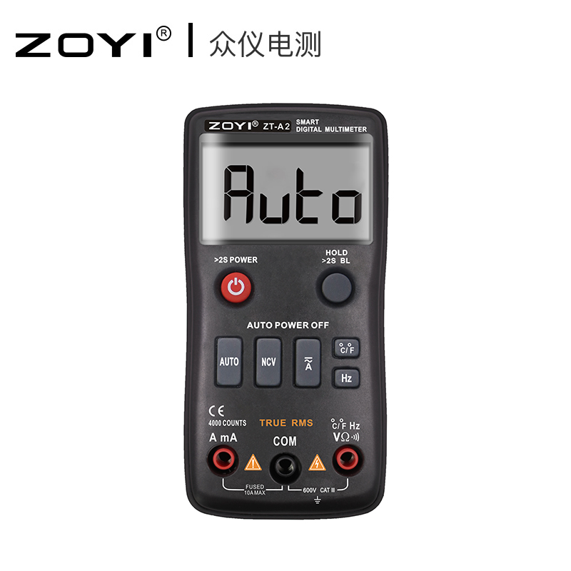 万用表ZOYI智能识别按键