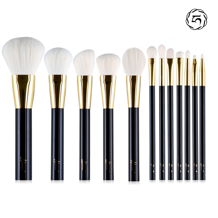 艾琳咪|AILINMI黑金系列化妆刷套装散粉刷腮红刷高光刷眼影刷