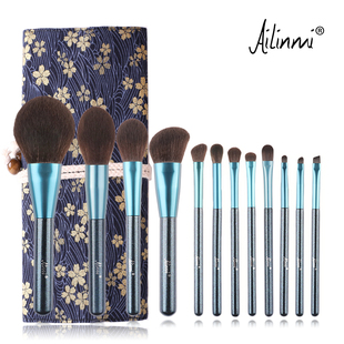 艾琳咪蓝湖之眼化妆刷套装刷灰鼠丝散粉眼影刷哀家御用人造纤维毛