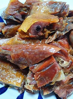 温州特产正宗烧鸡三溪咸鸡熏鸡酱油鸡鸡肉半成品卤味整只鸡约600g