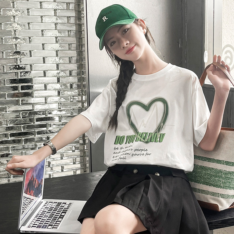 女童短袖t恤2025新款儿童夏季纯棉半袖衣服大童洋气时髦上衣童装,童装/婴儿装/亲子装,T恤,淘宝优惠券,粉丝福利购,淘宝优惠卷