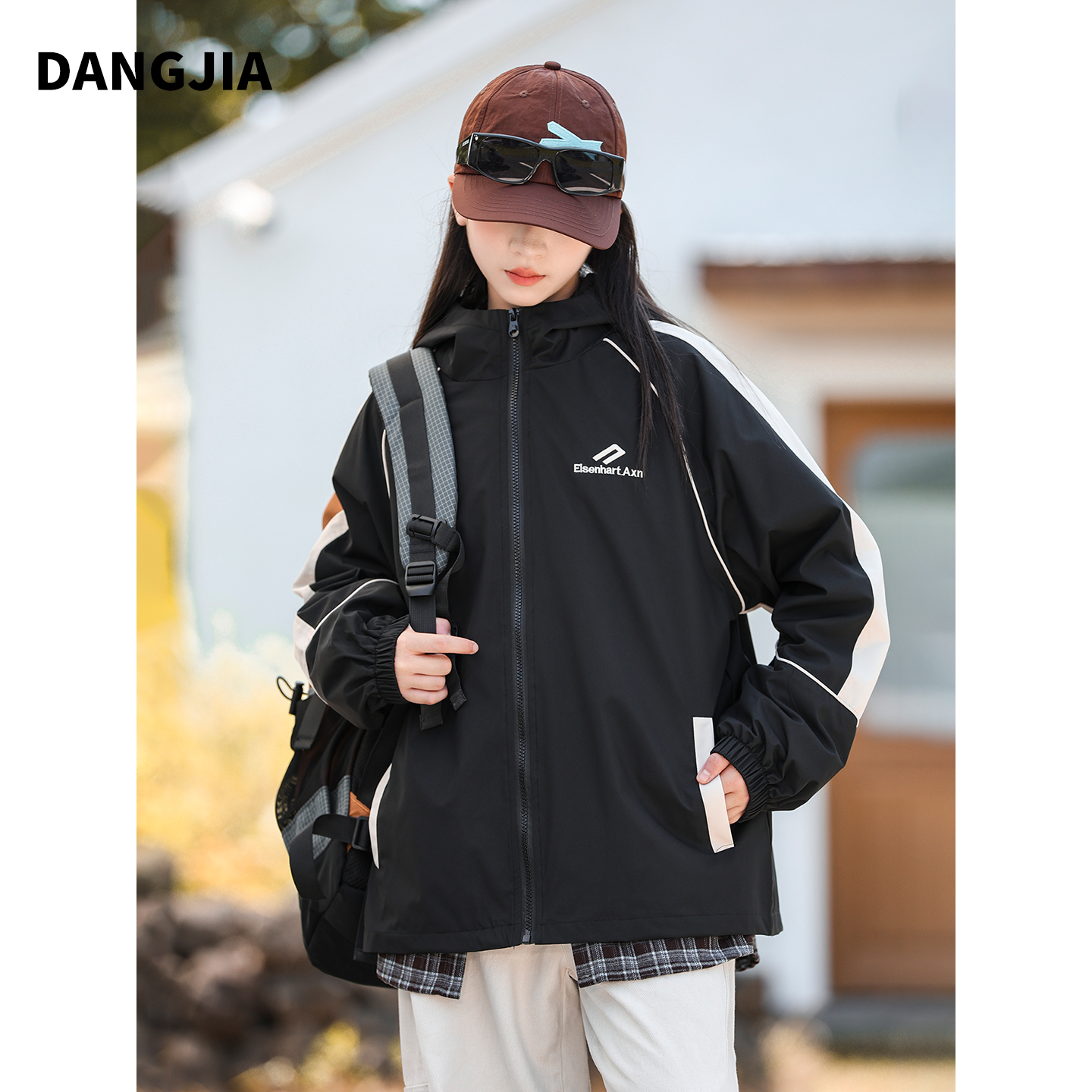 女大童冲锋衣春秋款2025新款