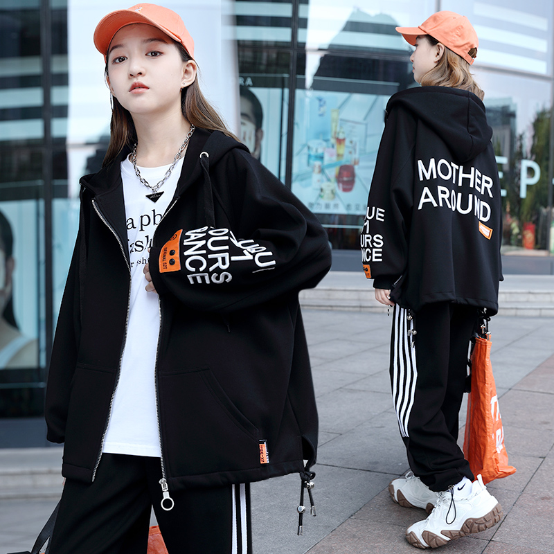 网红12岁运动风洋气女童秋装