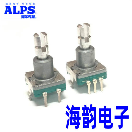 日本ALPS EC11数字编码器现代CD机 导航音响音量调节旋钮按键开关
