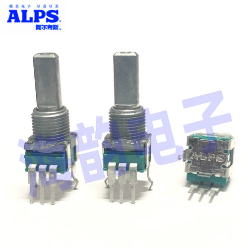 ALPS调音台功放机音量调节平衡单联电位器B10K带中点RK09L114001T