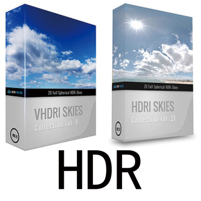 40张 晴天天空HDR高品质高动态范围环境贴图