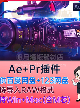 2025 BRAW Studio AE/AME/Pr原生导入Blackmagic RAW格式 WIN/MAC