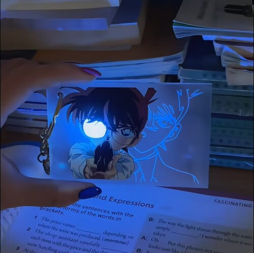 新款名侦探柯南同人柯南新一亚克力挂件背包挂饰