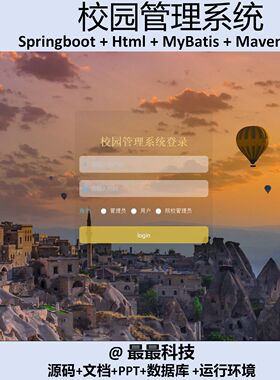 springboot 校园管理系统的设计与实现 java源码带文档ppt数据库