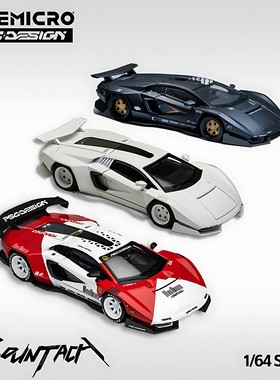 【现货】TM× PSC1:64PSC兰博基尼新康塔什万宝路版真合金汽车模