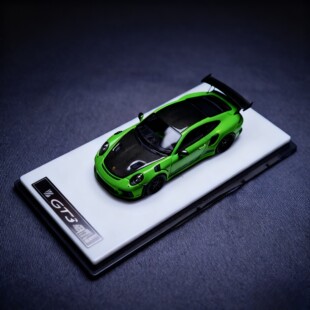 【佛山车展限定】Cars' Lounge车廊1:64保时捷911GT3RS树脂车模型
