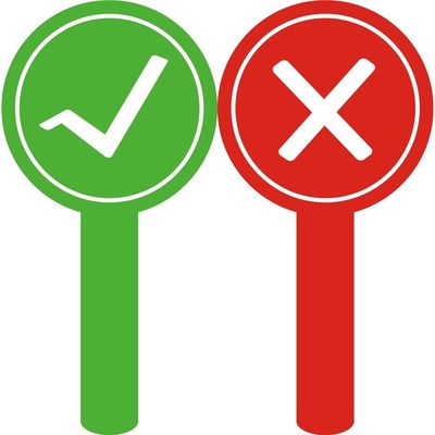 通过晋级淘汰对号错号手举牌定制KT板喜欢支持反对笑脸哭脸手持牌