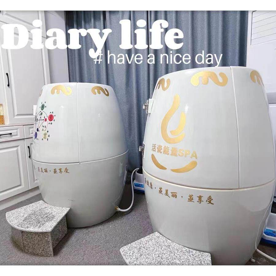 圣菲活瓷能量缸养生缸汗蒸美容院陶瓷熏蒸缸养生瓮家用排毒翁厂家