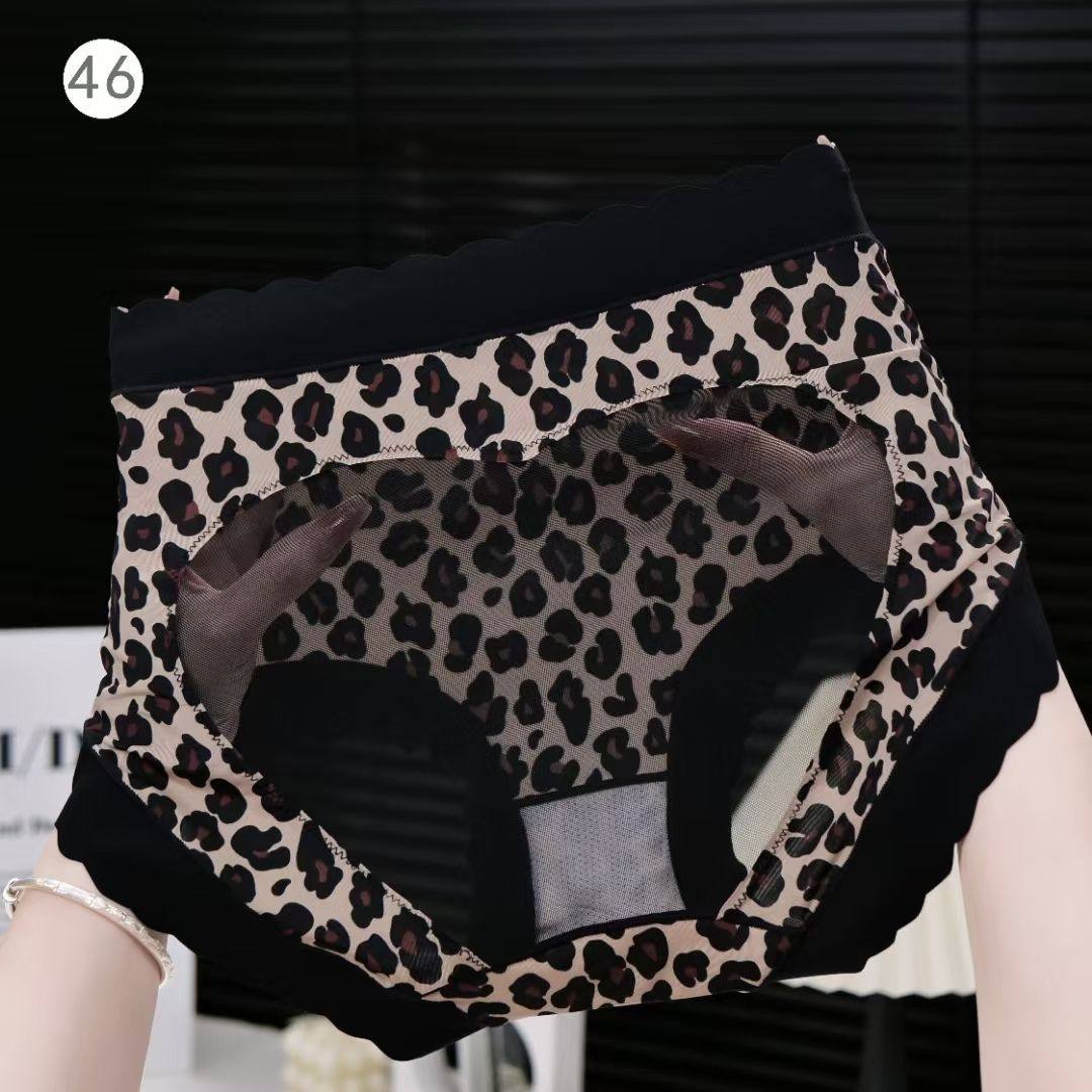 性感女士豹纹内裤大码抗菌底档冰丝透气无痕中高腰三角短裤薄款,女士内衣/男士内衣/家居服,女三角裤,淘宝优惠券,粉丝福利购,淘宝优惠卷