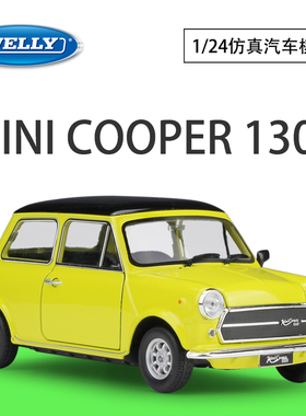 WELLY威利1:24迷你库珀MINI COOPER1300仿真合金汽车模型收藏摆件