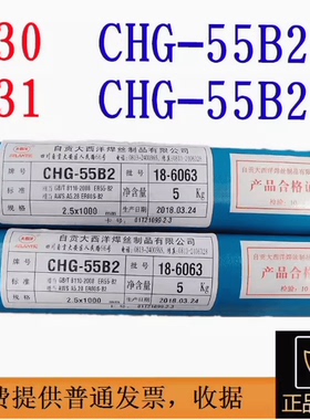 大西洋CHG-55B2R R30/R31低合金钢ER55B2MnV耐热钢焊丝62B3氩弧