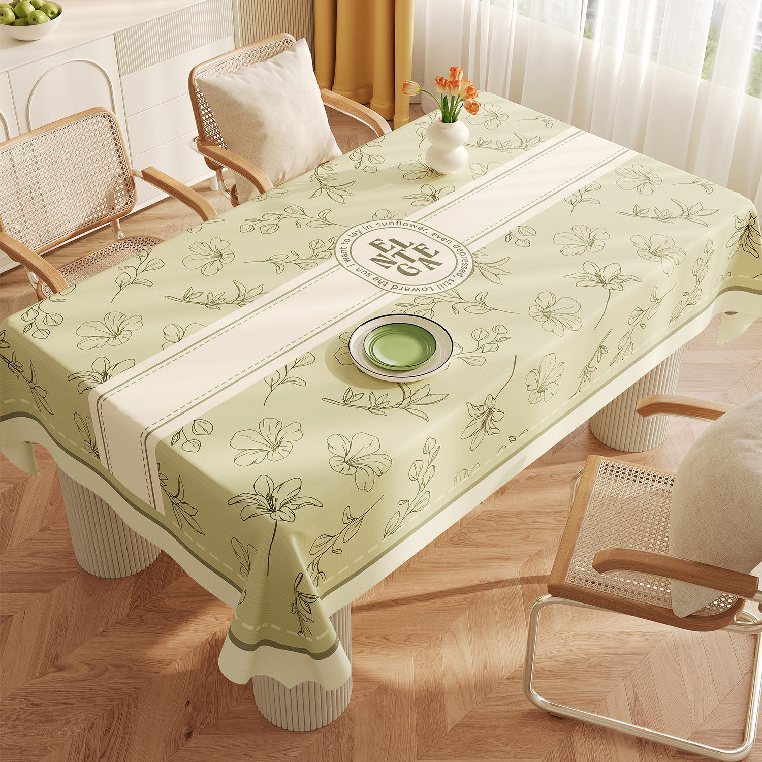 美式桌布防水防油免洗防烫2025新款轻奢高级感餐桌垫茶几台布,居家布艺,桌布,淘宝优惠券,粉丝福利购,淘宝优惠卷