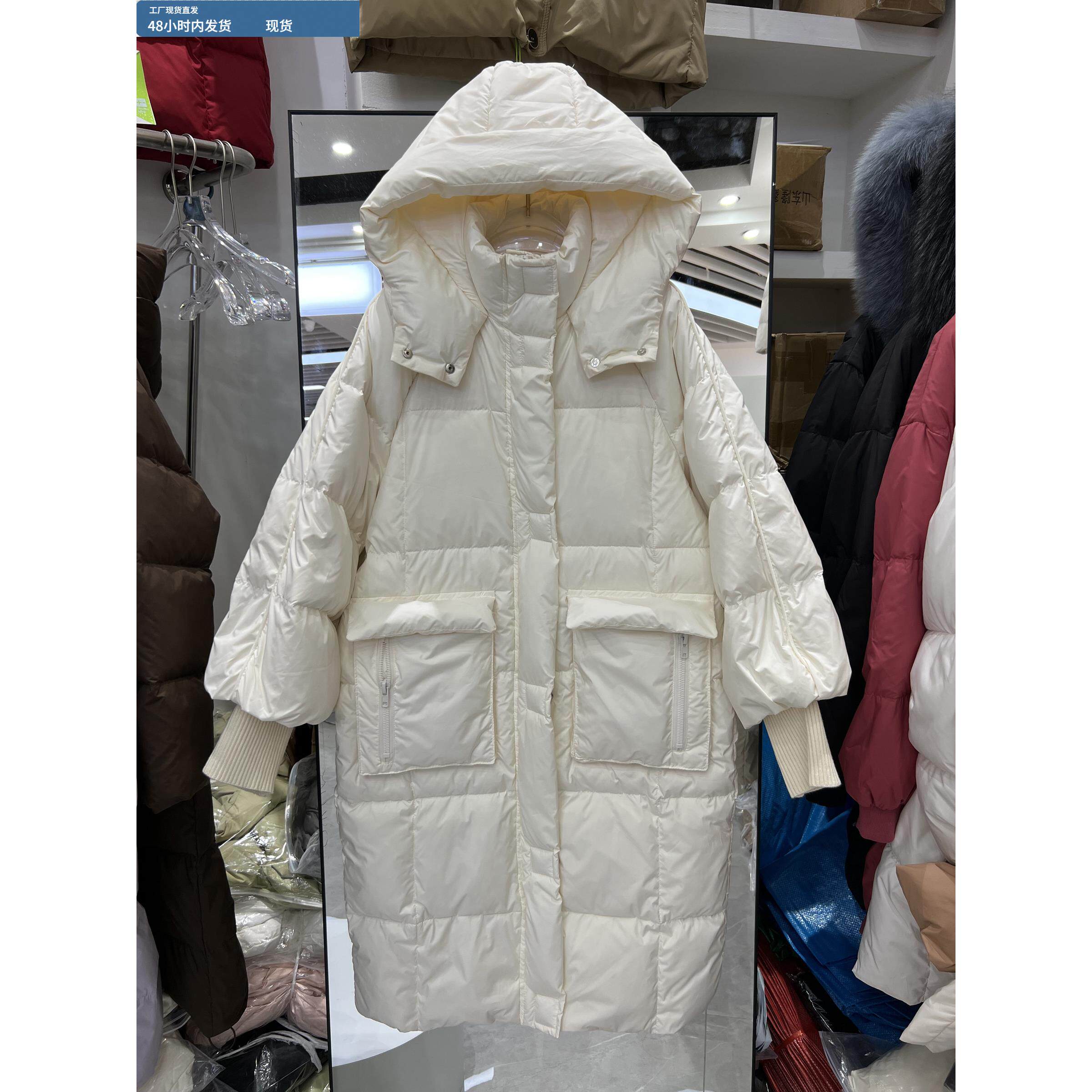 大被子加厚羽绒服女黑色2025新款中长款泡芙高级感时尚宽松超好看