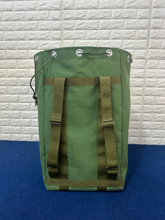 加厚 帆布双肩背包大容量收纳可背100斤拉链款山果采摘果园采摘