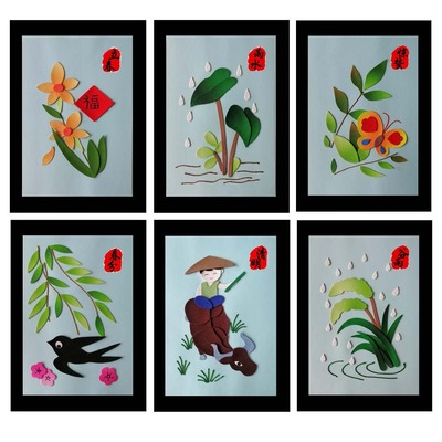 布贴画棉布非遗手工非遗体验