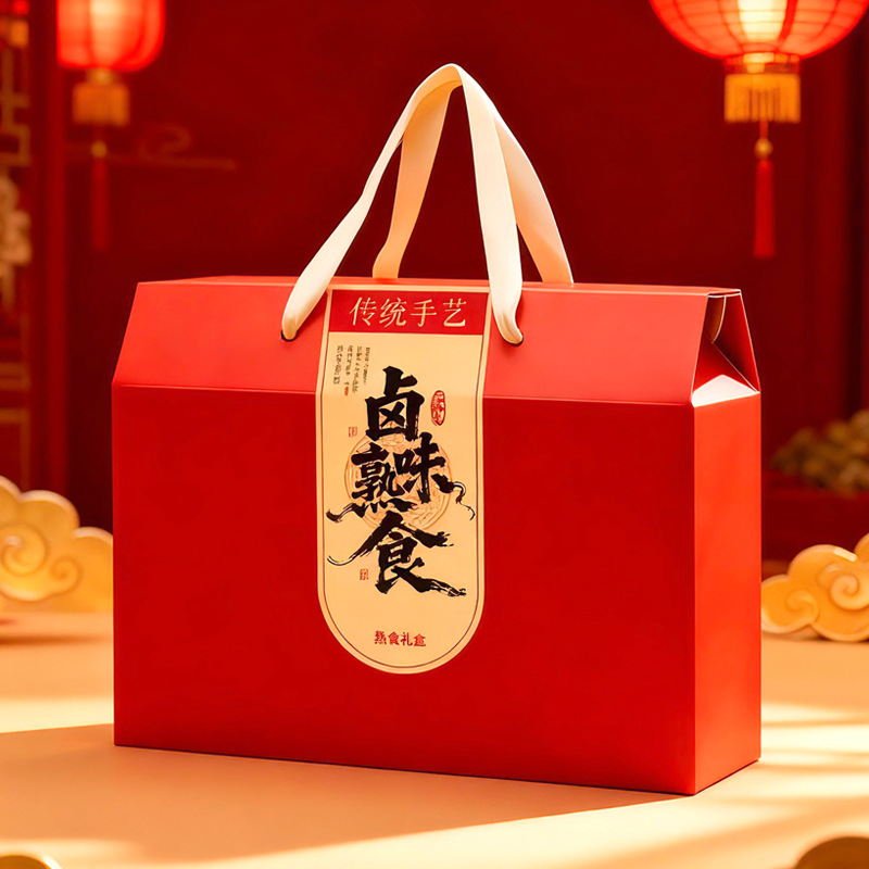 年货礼盒包装盒烧鸡礼品盒