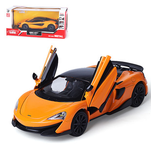 新款 [盒装]1:32仿真迈凯伦600LT合金车模型声光儿童玩具