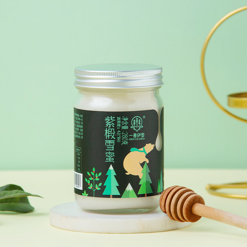 一春伊蜜东北椴树蜂蜜纯正天然正宗紫椴雪蜜孕妇黑蜂白蜜椴树蜜