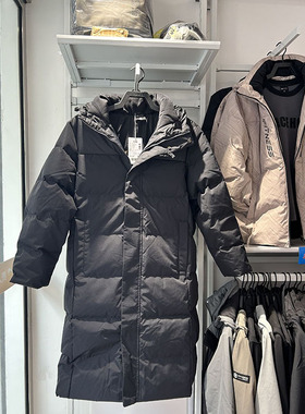 贵人鸟2025冬季新款羽绒服男子长款带帽鸭绒保暖大衣Y125507X