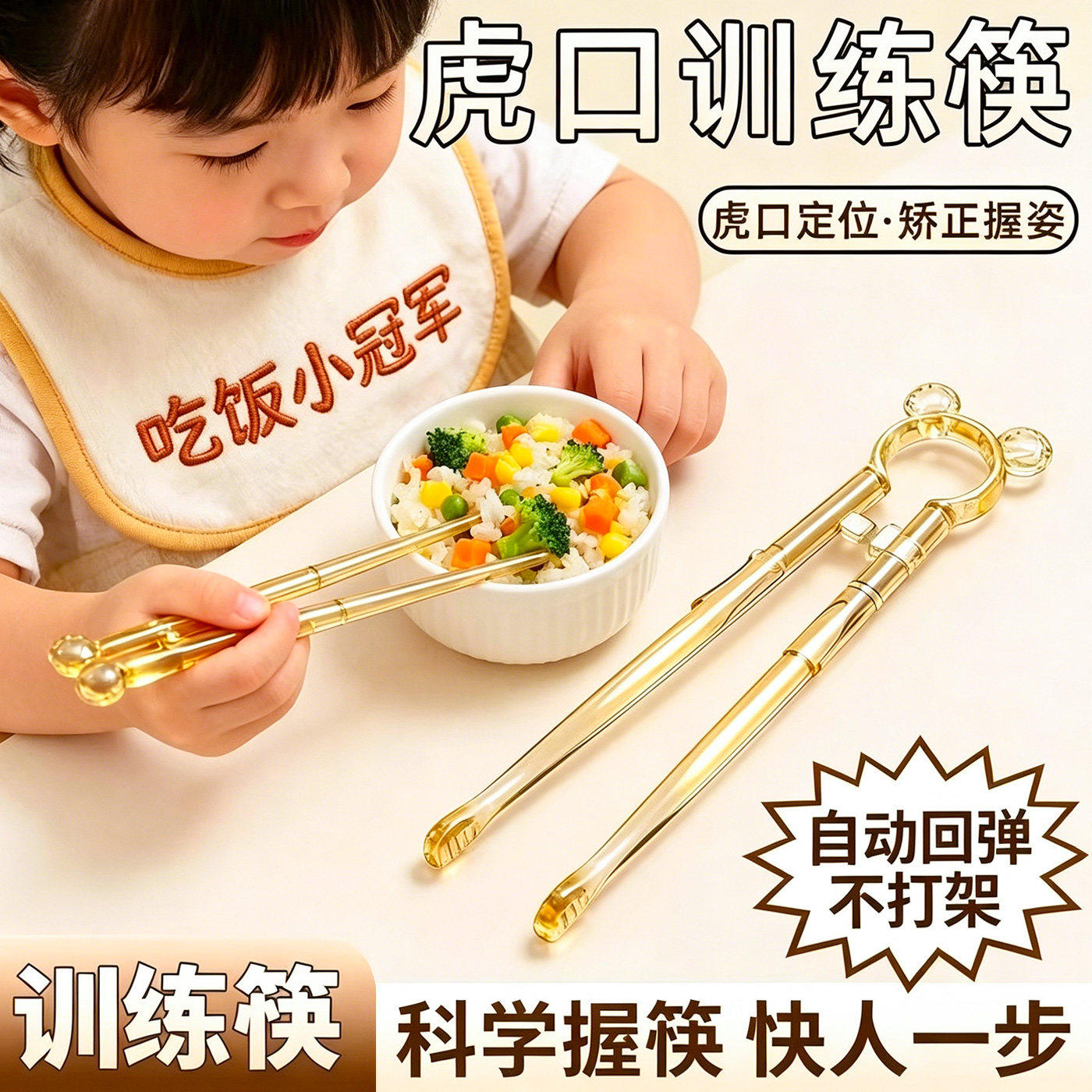 PPSU儿童训练筷2-6岁食品级